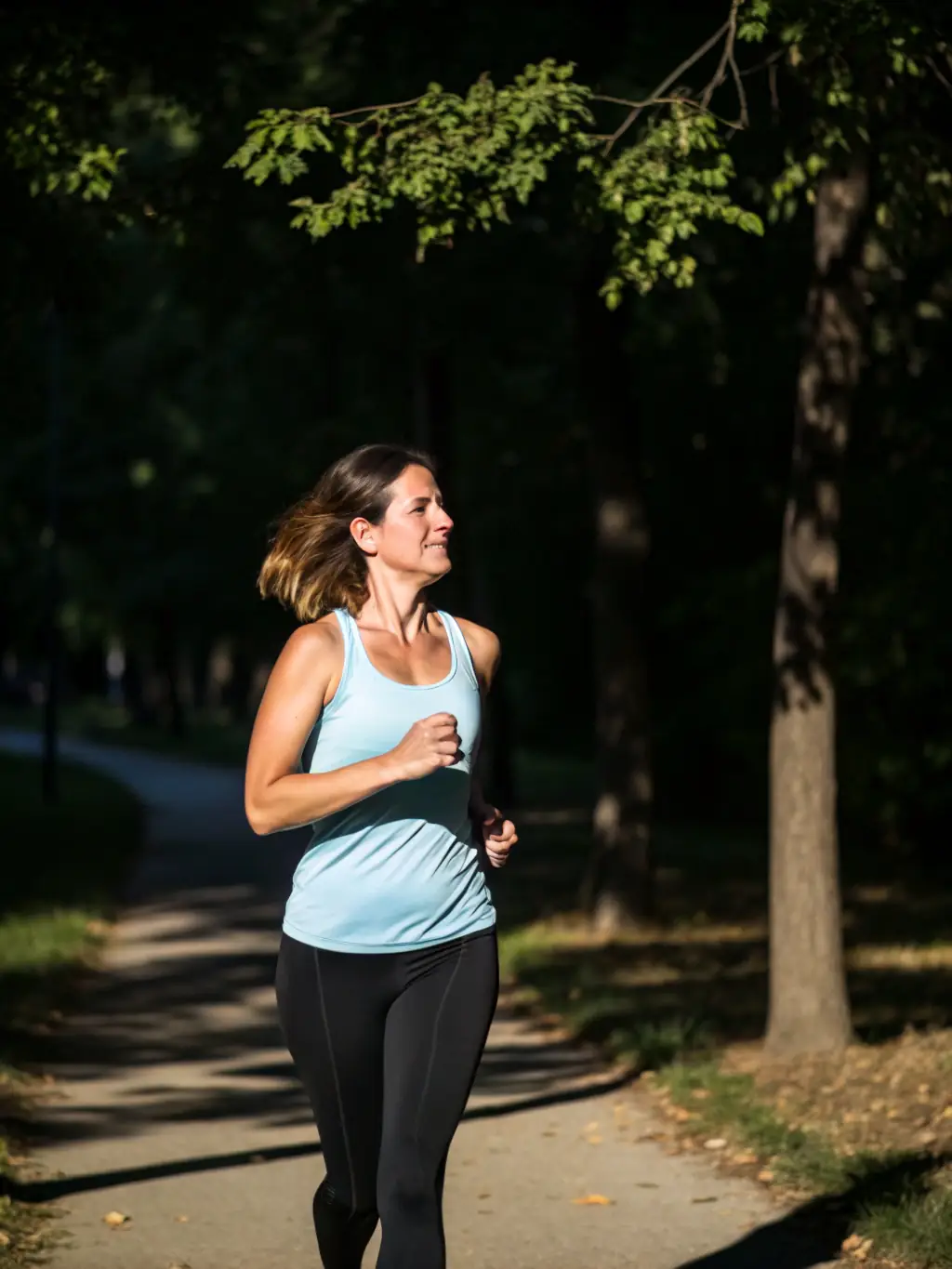 A runner receiving personalized coaching on their running form and technique from a CTN trainer during a one-on-one session.